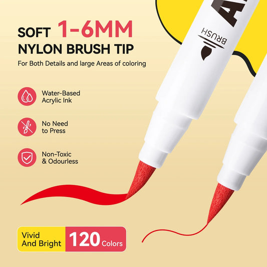 Arrtx - Acrylic Paint Markers 120A Anime