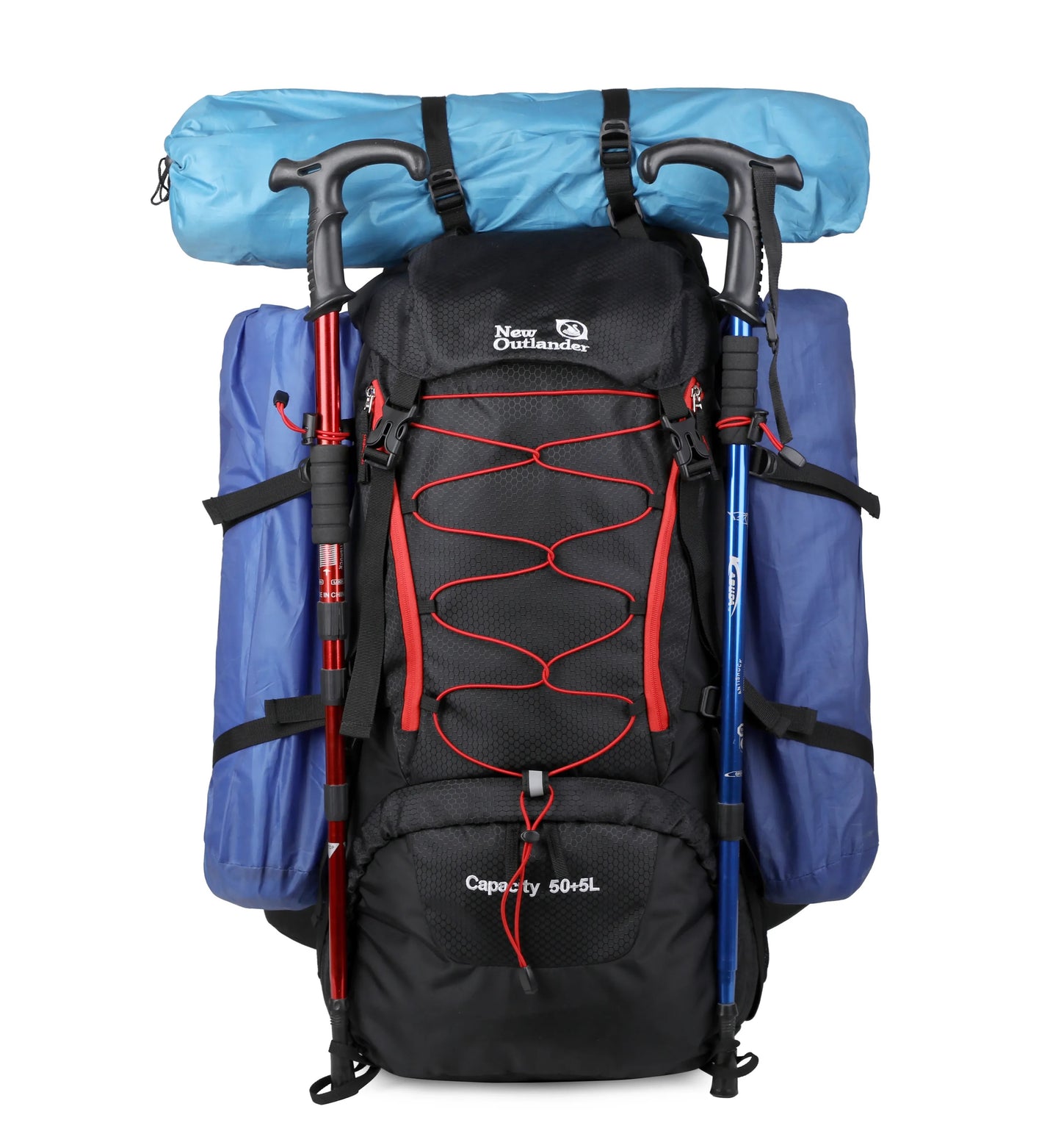 New Outlander - 50L + 5L Cross Hiking Backpack