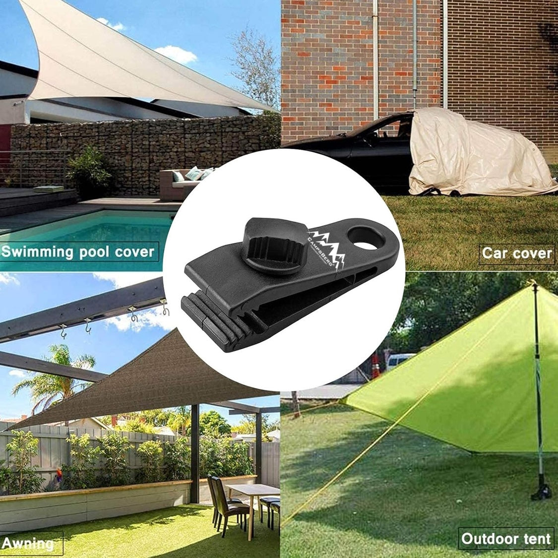 CampsBerg Thumb Screw Tarp Clips