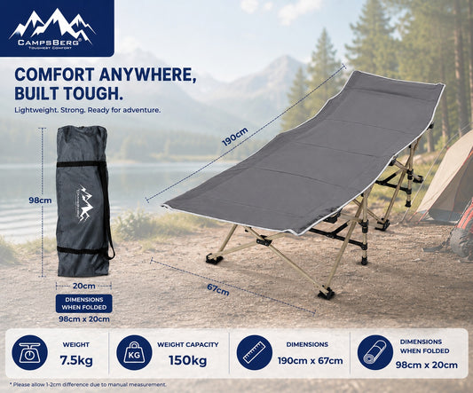 Campsberg - Easyrest Heavy Duty Stretcher Bed