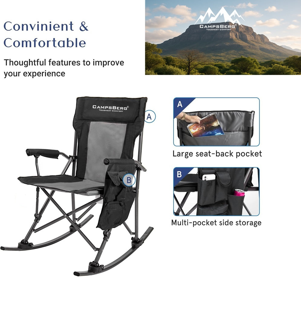 CampsBerg - Rocking Camping Chair