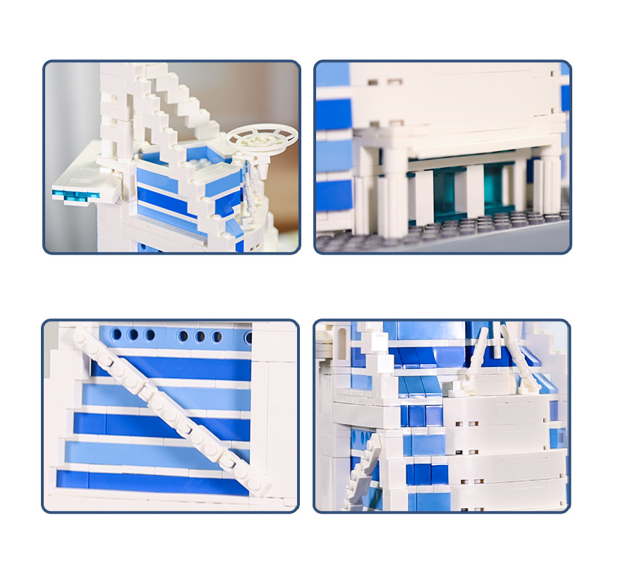 Burj Al Arab Hotel Building Blocks Set