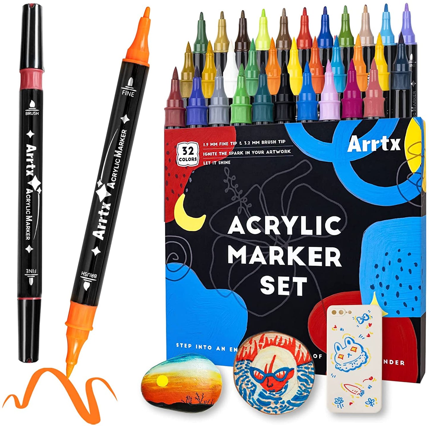 Arrtx Acrylic Paint Marker Pens