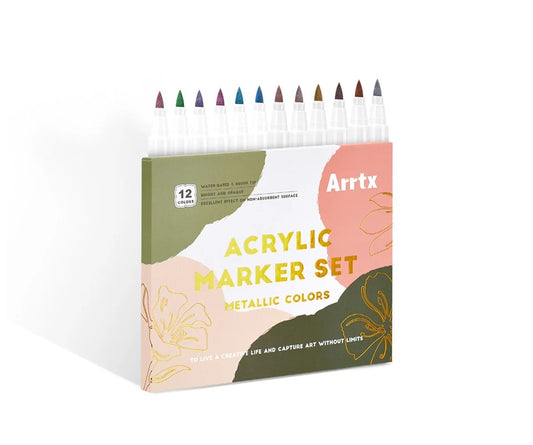 Arrtx - Acrylic Metallic Marker (12)