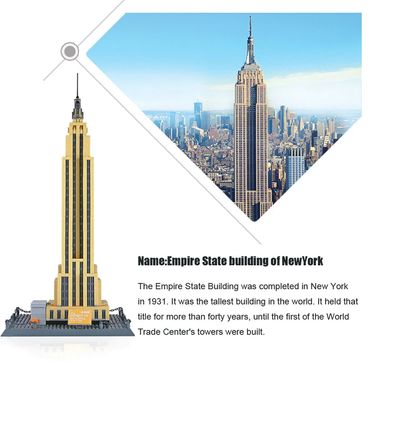 The Empire State - USA Building Blocks Set
