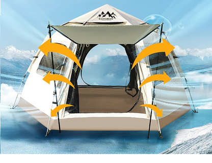 CampsBerg - Karoo Hexagon Automatic Camping Tent