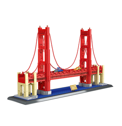 The Golden Gate Bridge of San Fransisco Building Blocks Set