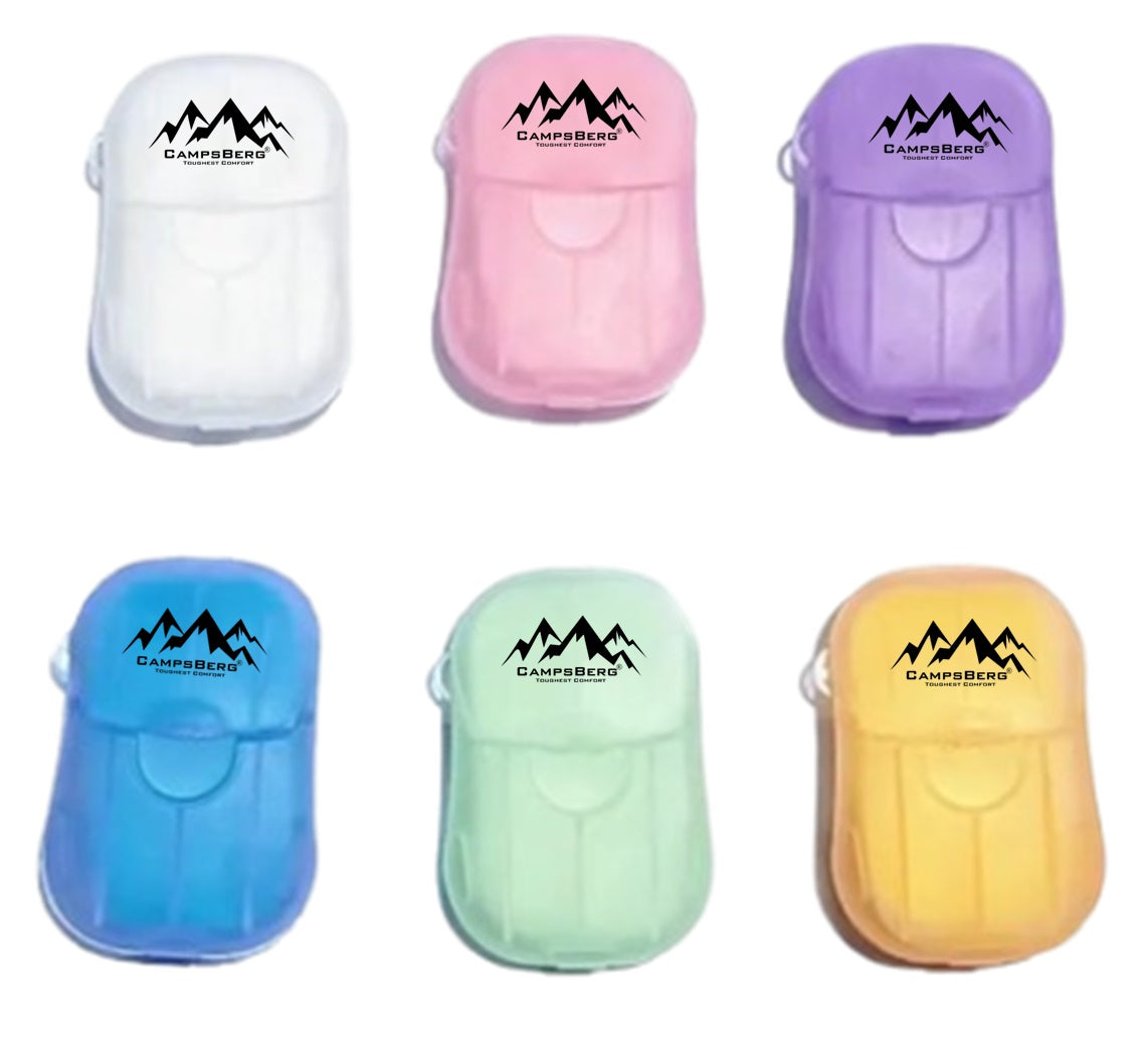 CampsBerg - Mini Travel Soap Leaf Sheets