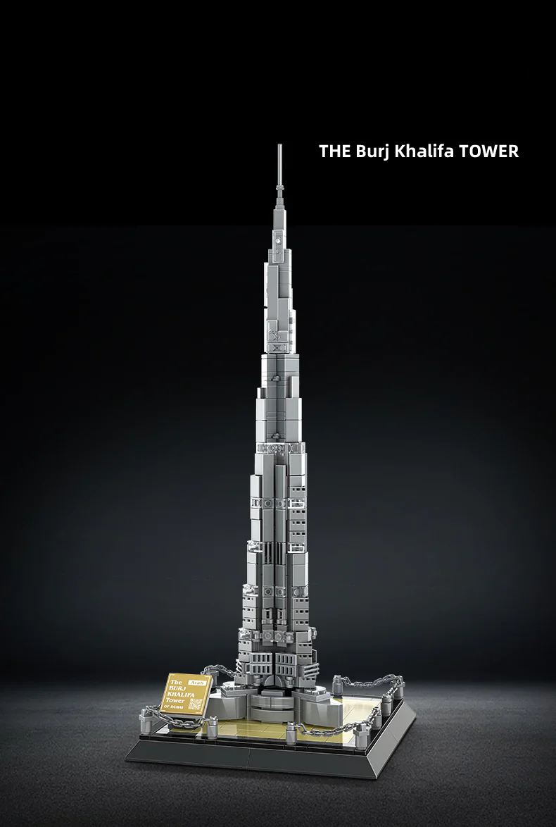 Burj Khalifa Tower Building Blocks Set