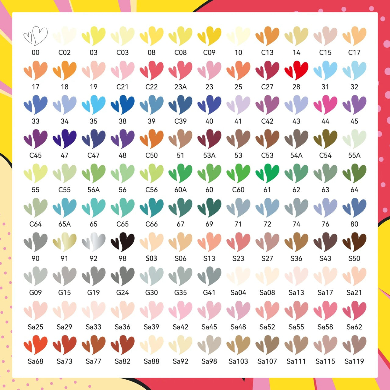 Arrtx - Acrylic Paint Markers 120A Anime