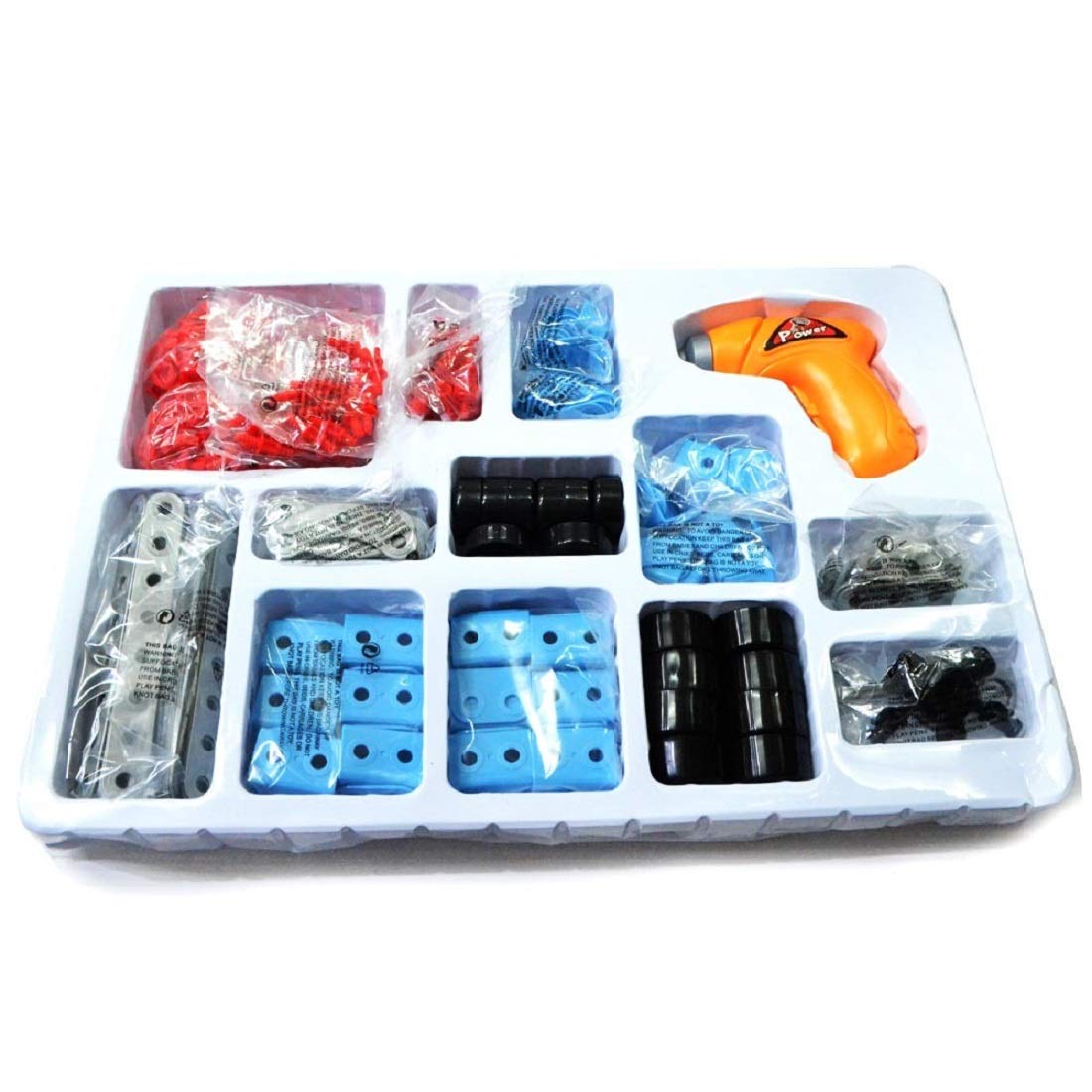 BrIQs - 10-in-1 DIY Building Set with Drill - 286 Piece Set