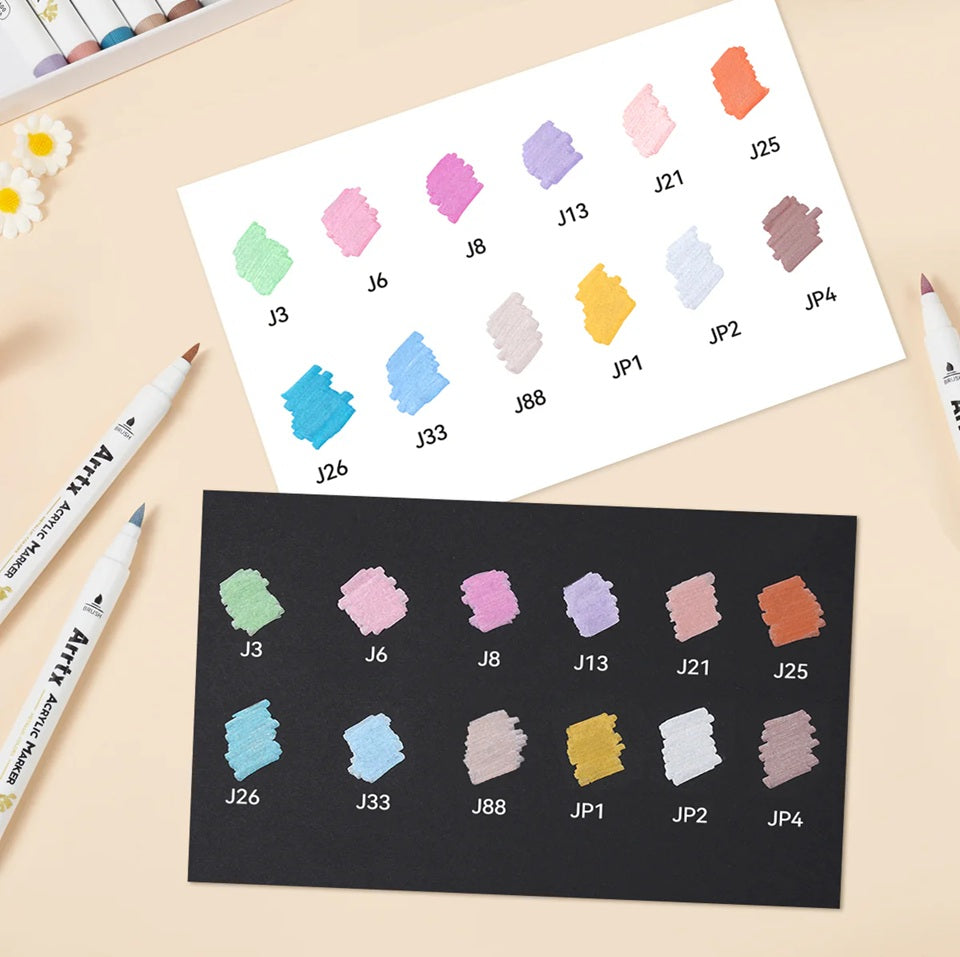 Arrtx - Acrylic Metallic Marker (12)
