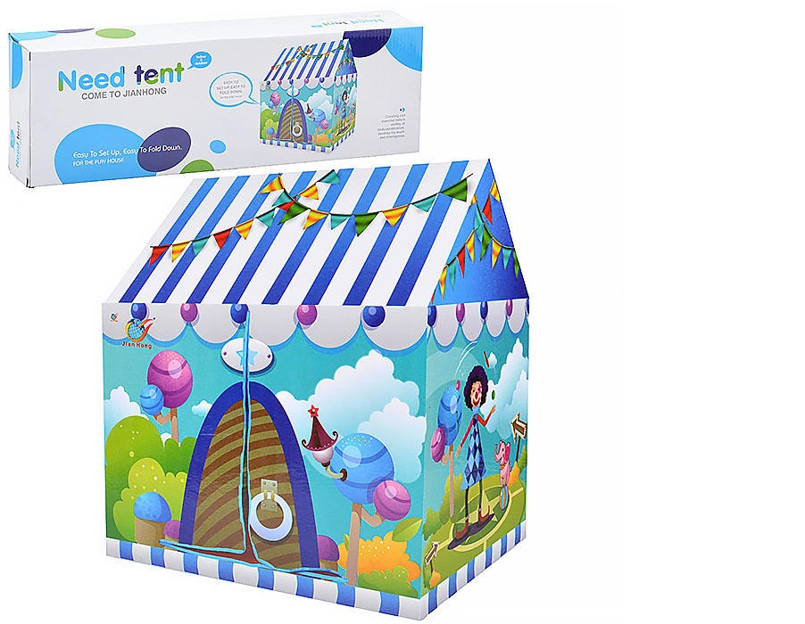 BrIQs - Kids In/Outdoor Funfair Playhouse Play Castle Tent