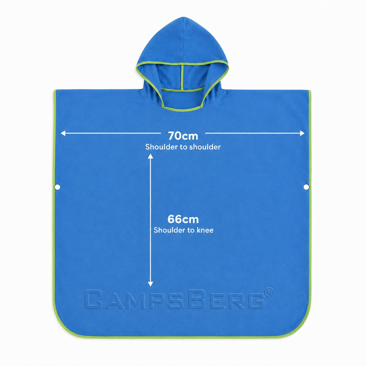 CampsBerg - Quick Dry Microfibre Kids Poncho Beach Towel