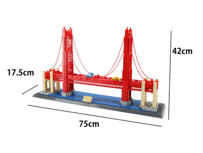 The Golden Gate Bridge of San Fransisco Building Blocks Set