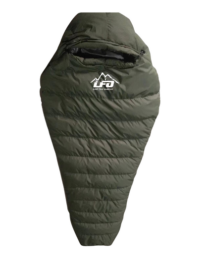 CampsBerg - LFO Military Green Duck Down Sleeping Bag