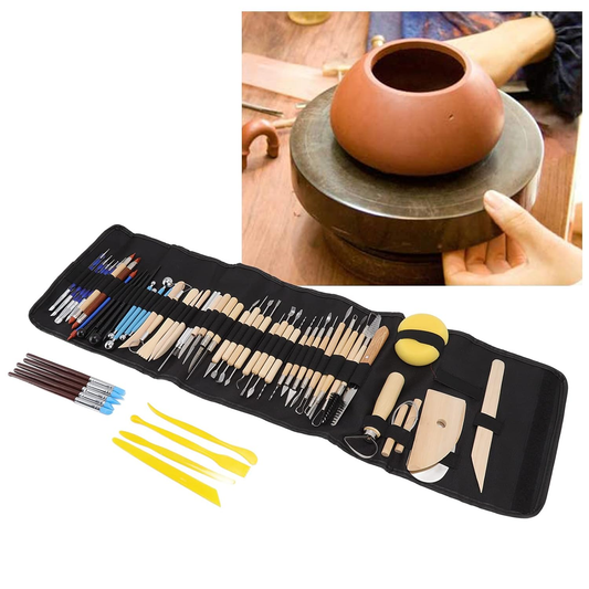 BubbleBean - 36pc Pottery Carving Set