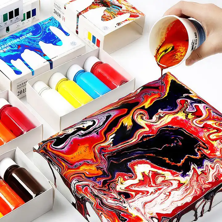 Fluid Pouring Acrylic Paint