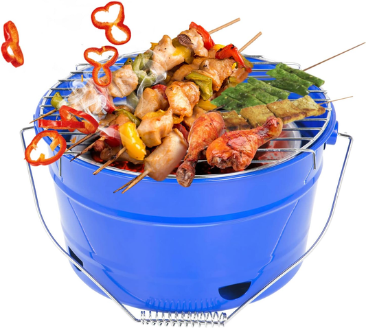CampsBerg - Midi Bucket Braai Set- Red