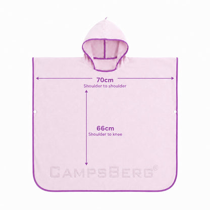 CampsBerg - Quick Dry Microfibre Kids Poncho Beach Towel