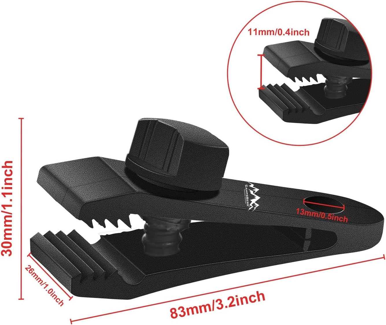 CampsBerg Thumb Screw Tarp Clips