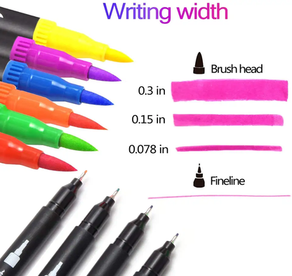 BubbleBean - Dual Brush Pens
