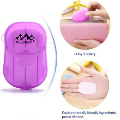 CampsBerg - Mini Travel Soap Leaf Sheets