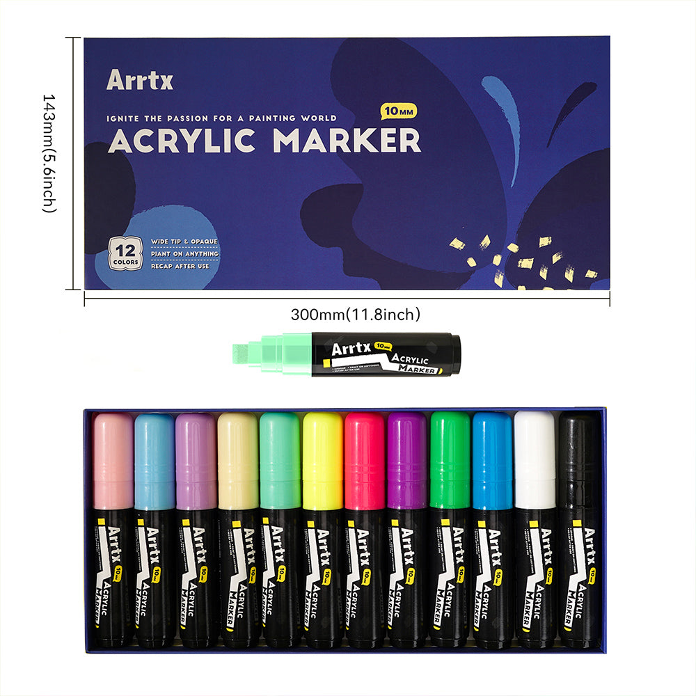 Arrtx Acrylic Paint Markers 10mm