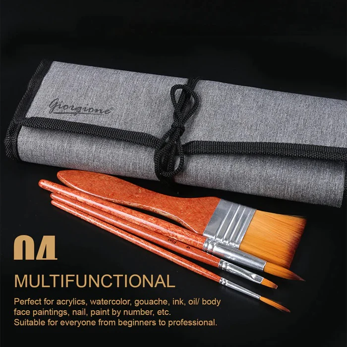 Giorgione Set of 25 Artist Paint Brushes