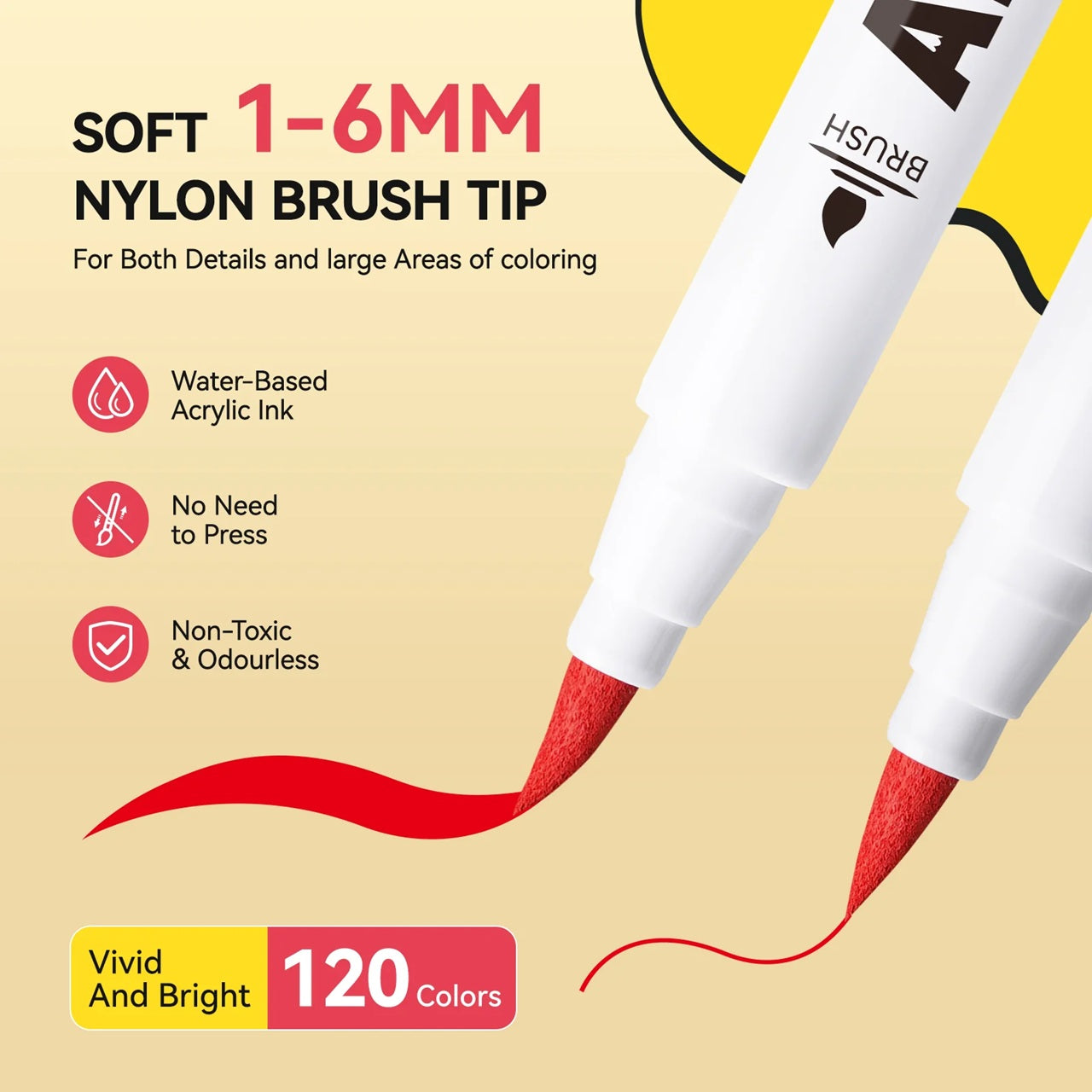 Arrtx - Acrylic Paint Markers 120A Anime