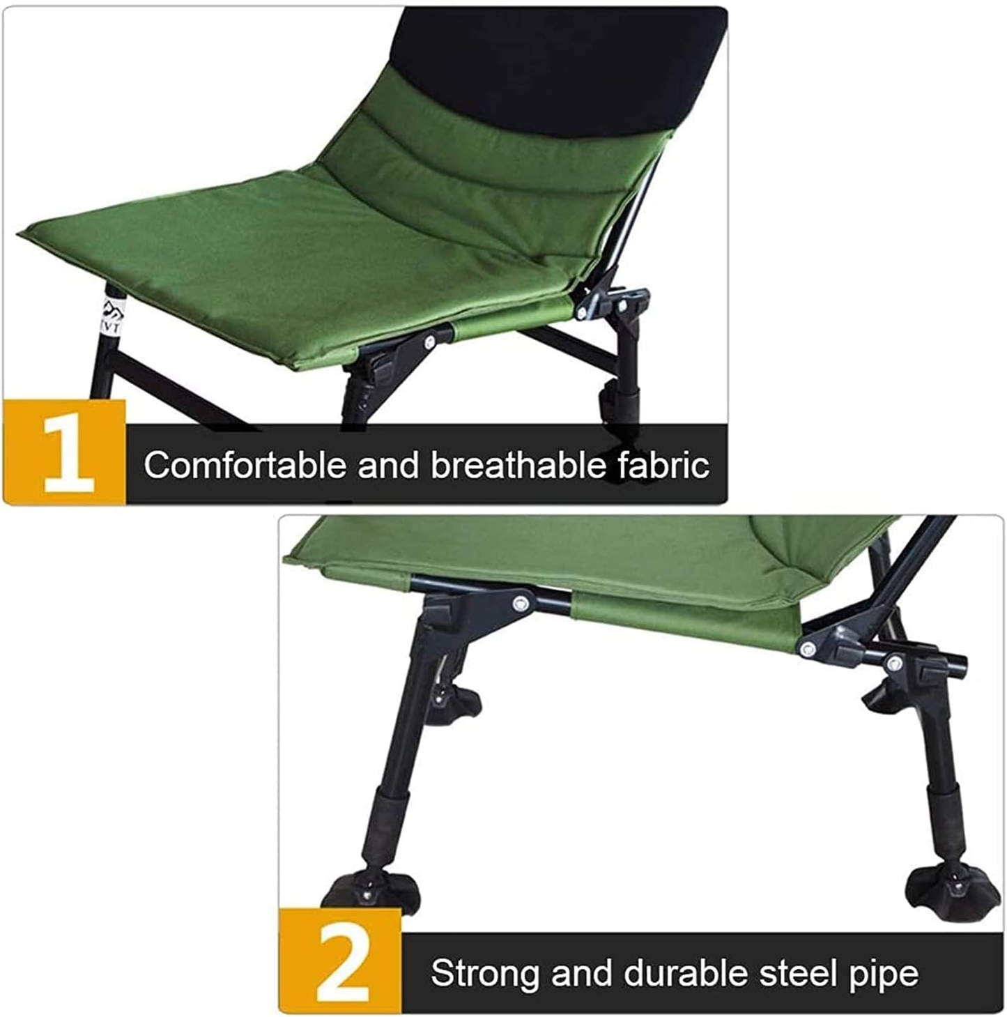 CampsBerg - Laid Back Carp Luxury Camping Chair