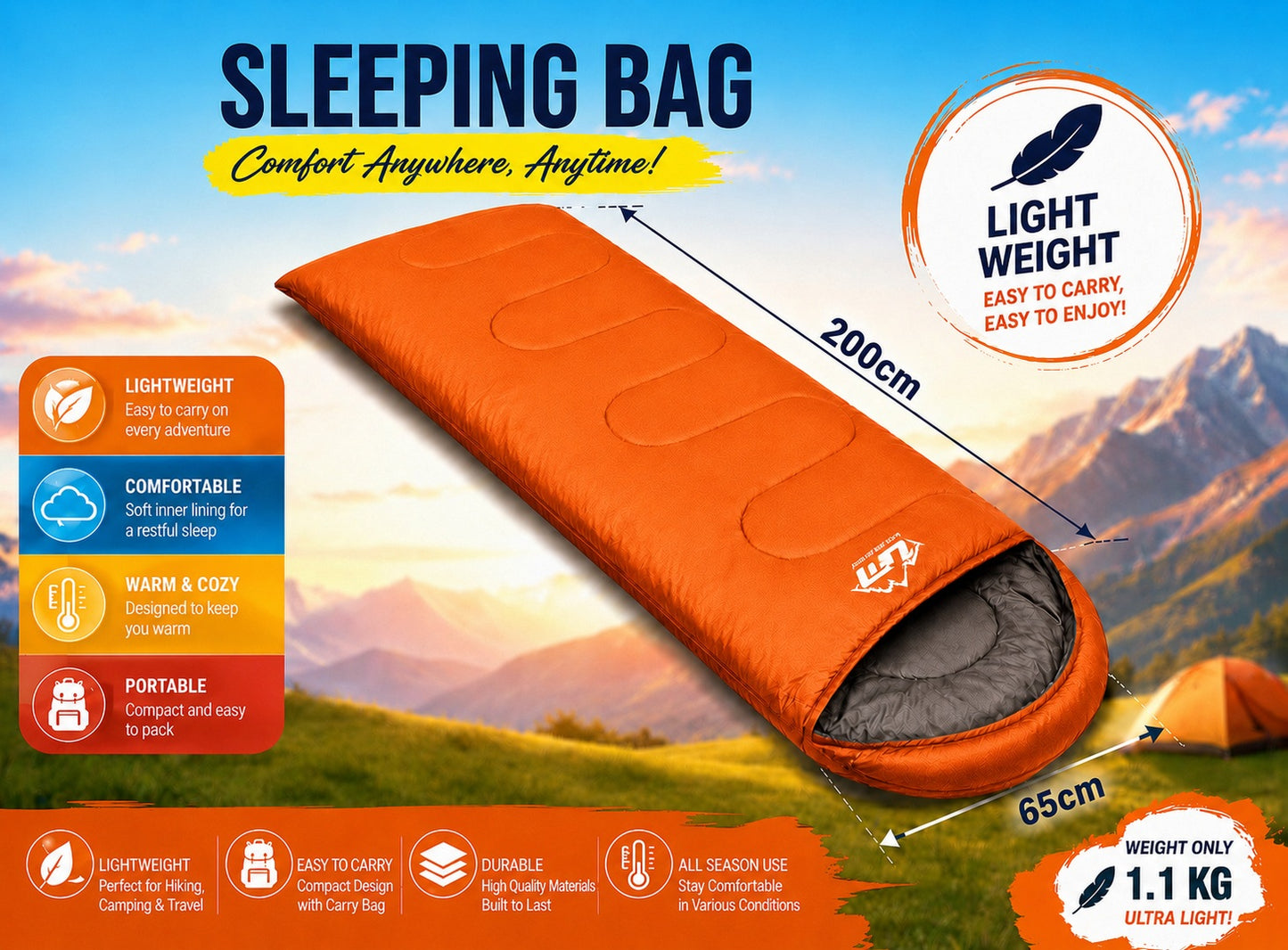 LFO - Summer Soft Sleeping Bag