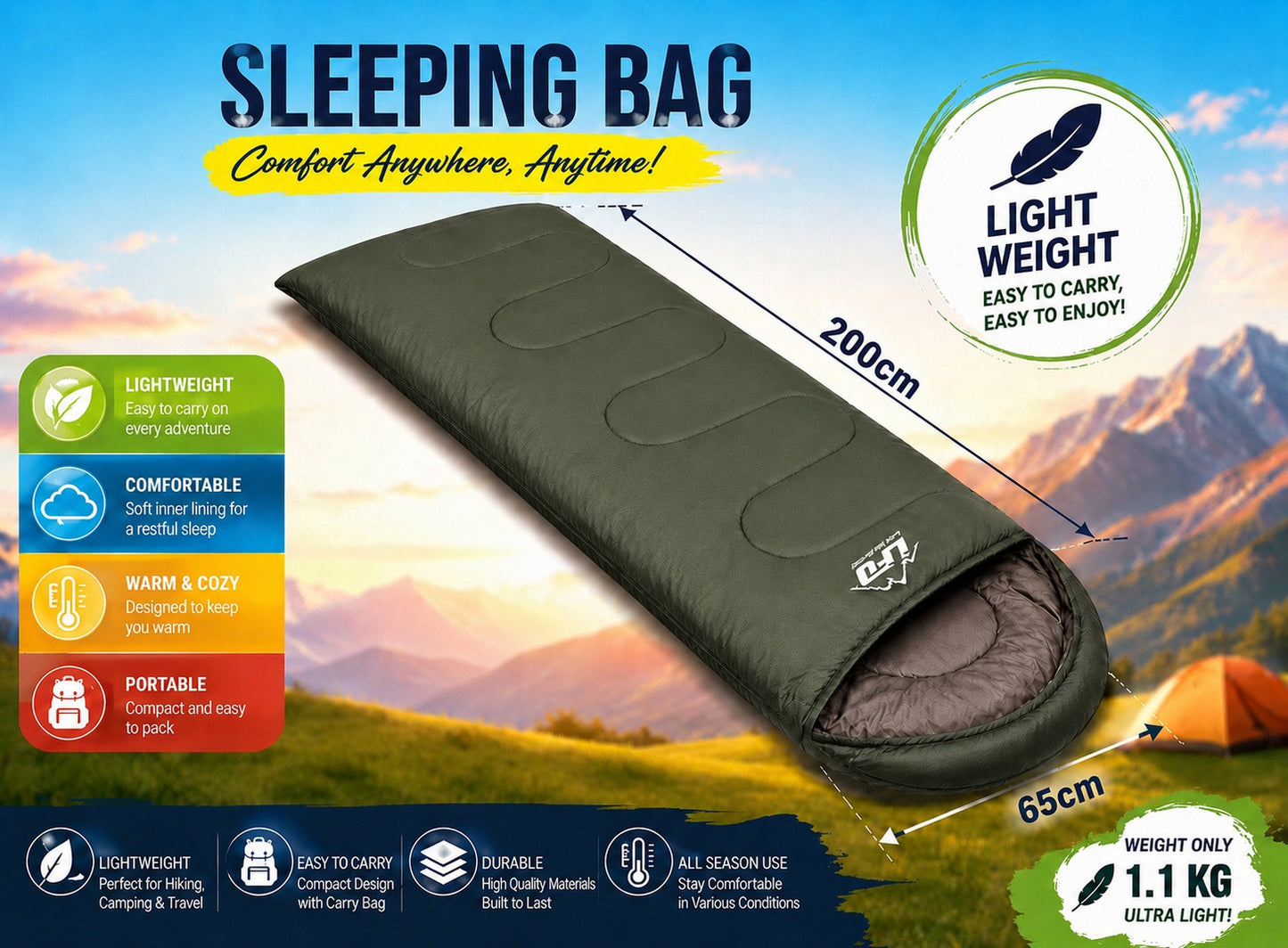 LFO - Summer Soft Sleeping Bag