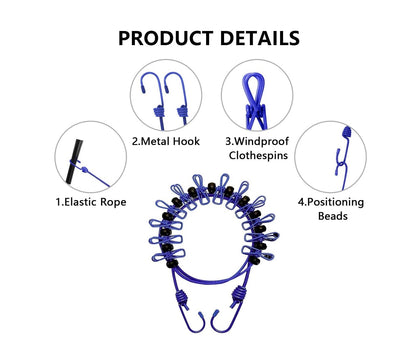 CampsBerg - Portable Washing Line