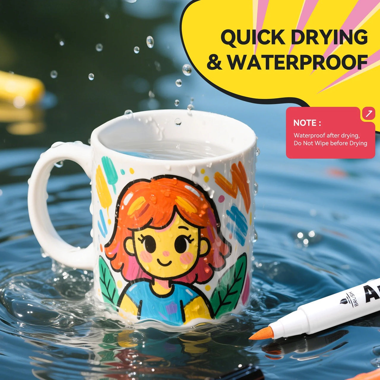 Arrtx - Acrylic Paint Markers 120A Anime