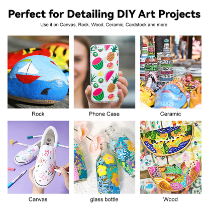 Arrtx - 30 Acrylic Vibrant Paint Markers