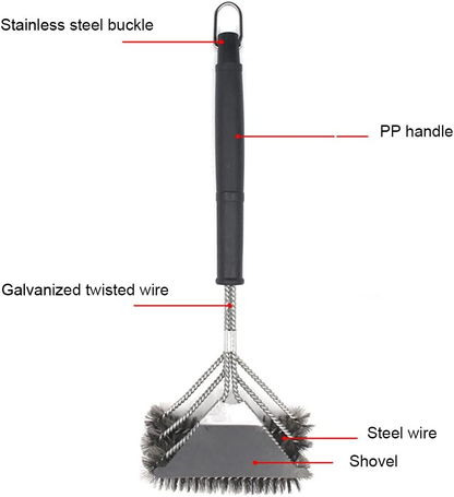 CampsBerg - Heavy Duty Stainless Steel Braai Brush