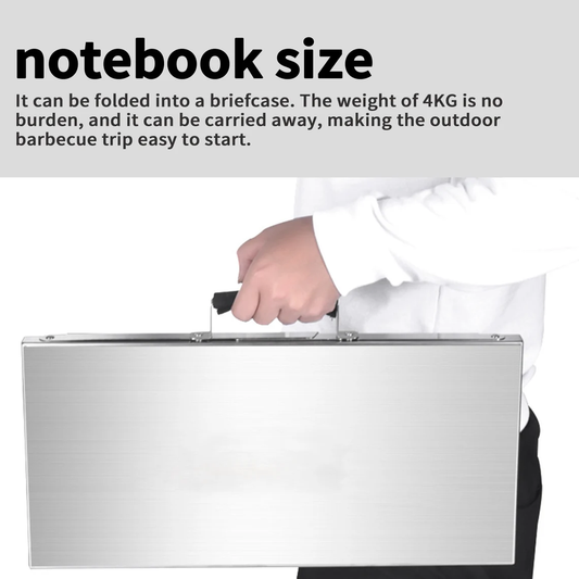 CampsBerg - Slimline Folding Braai with Table