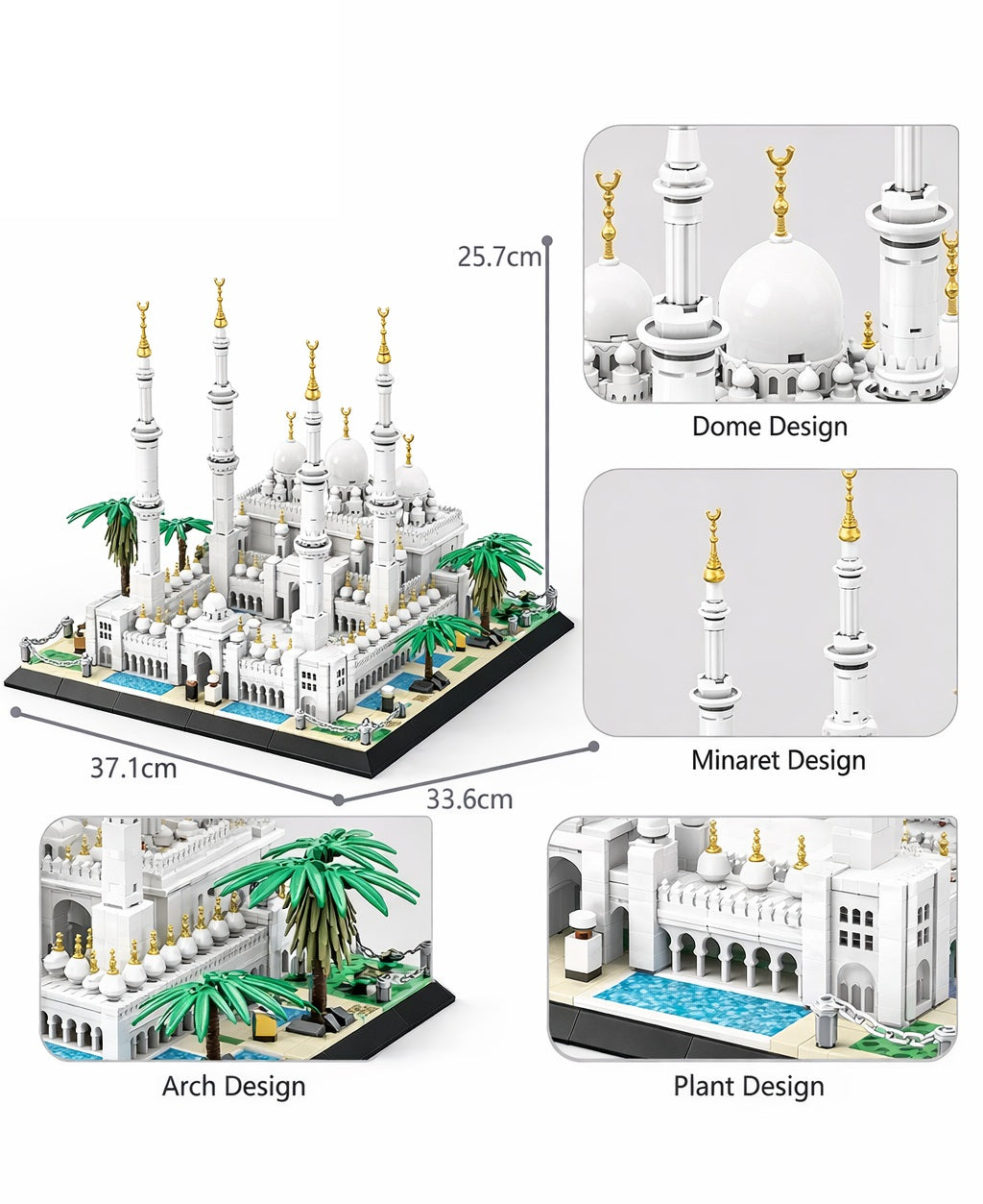 Sheikh Zayed Grand Mosque Building Block Set