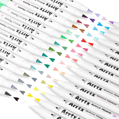 Arrtx - 30 Acrylic Vibrant Paint Markers