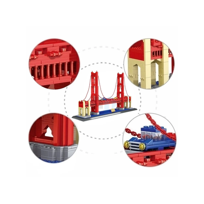 The Golden Gate Bridge of San Fransisco Building Blocks Set