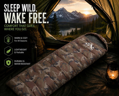 Campsberg Army Camo Sleeping Bag