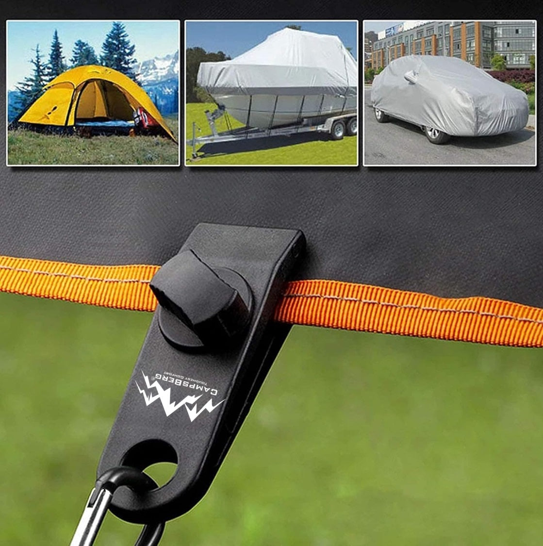 CampsBerg Thumb Screw Tarp Clips