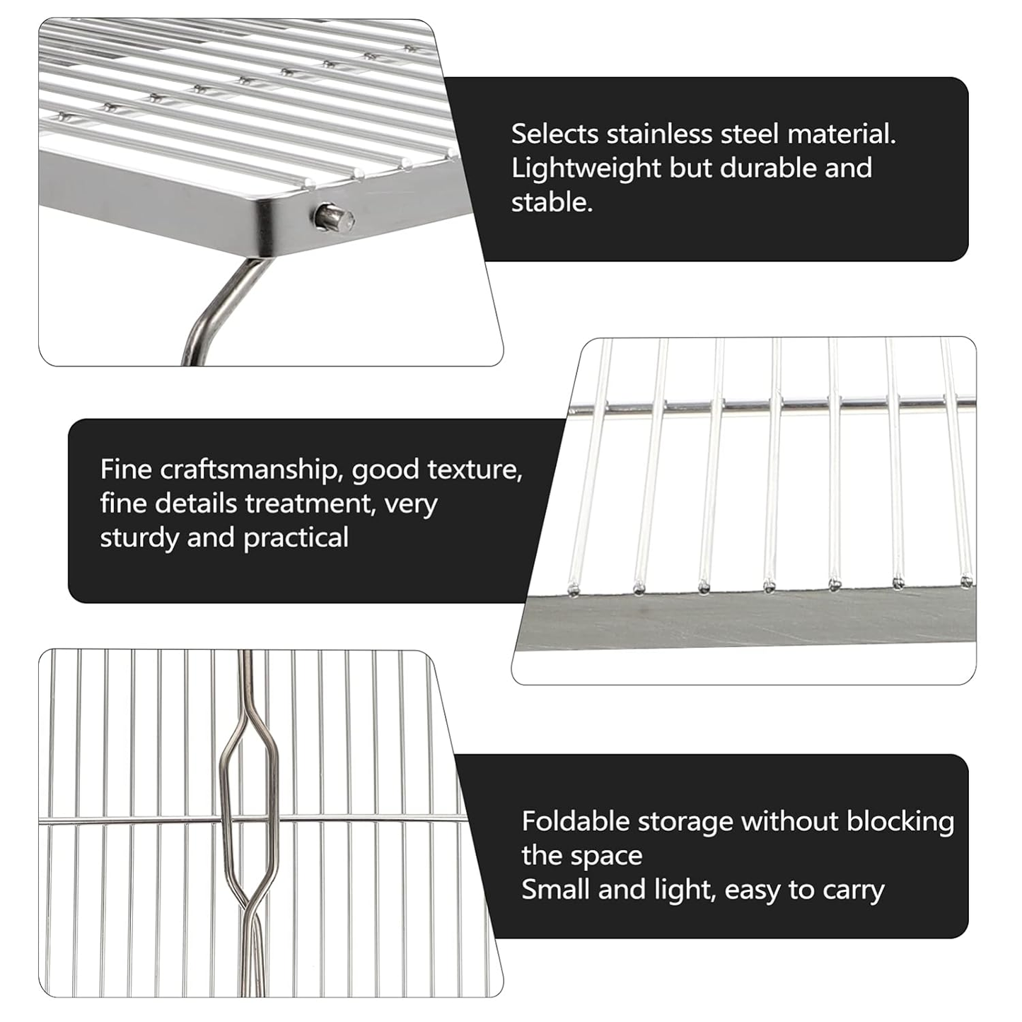 CampsBerg - Midi Minimalist Compact Floor Braai Set