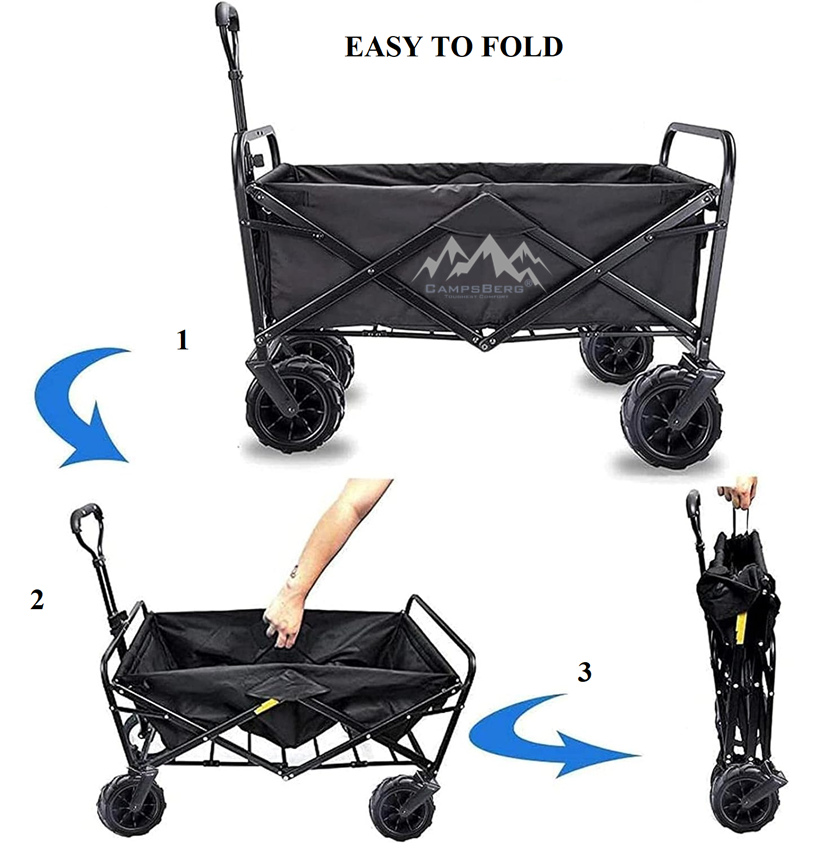 CampsBerg - Jumbo Adventure Camping Wagon + Table