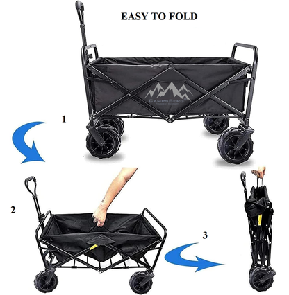 CampsBerg - Jumbo Adventure Camping Wagon + Table
