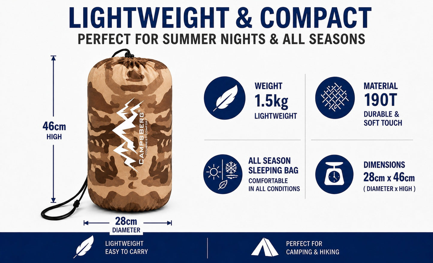 CampsBerg - Trekker All Season  Sleeping Bag