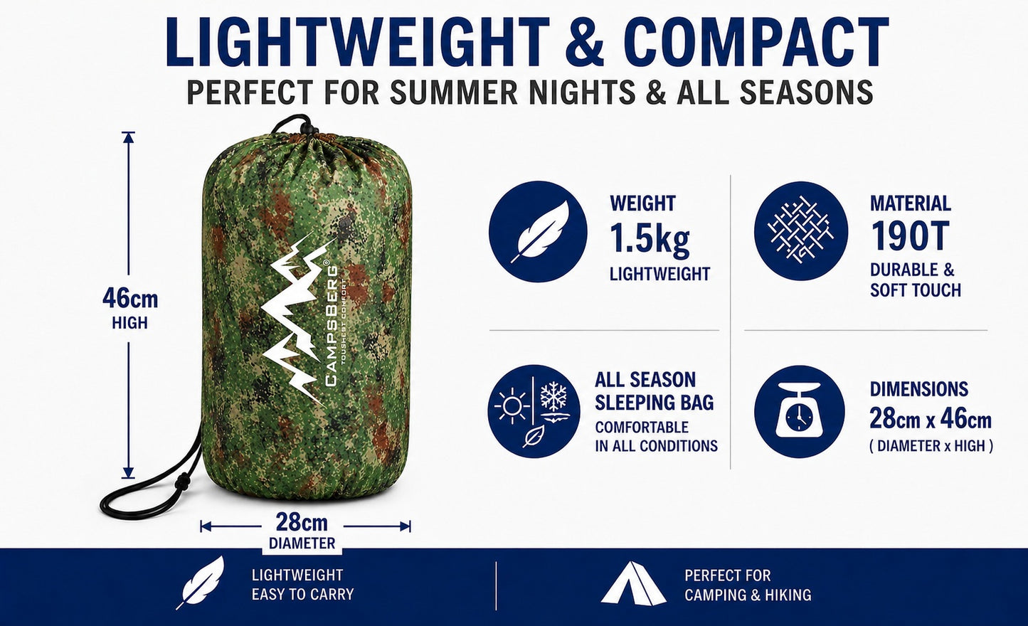 CampsBerg - Trekker All Season  Sleeping Bag