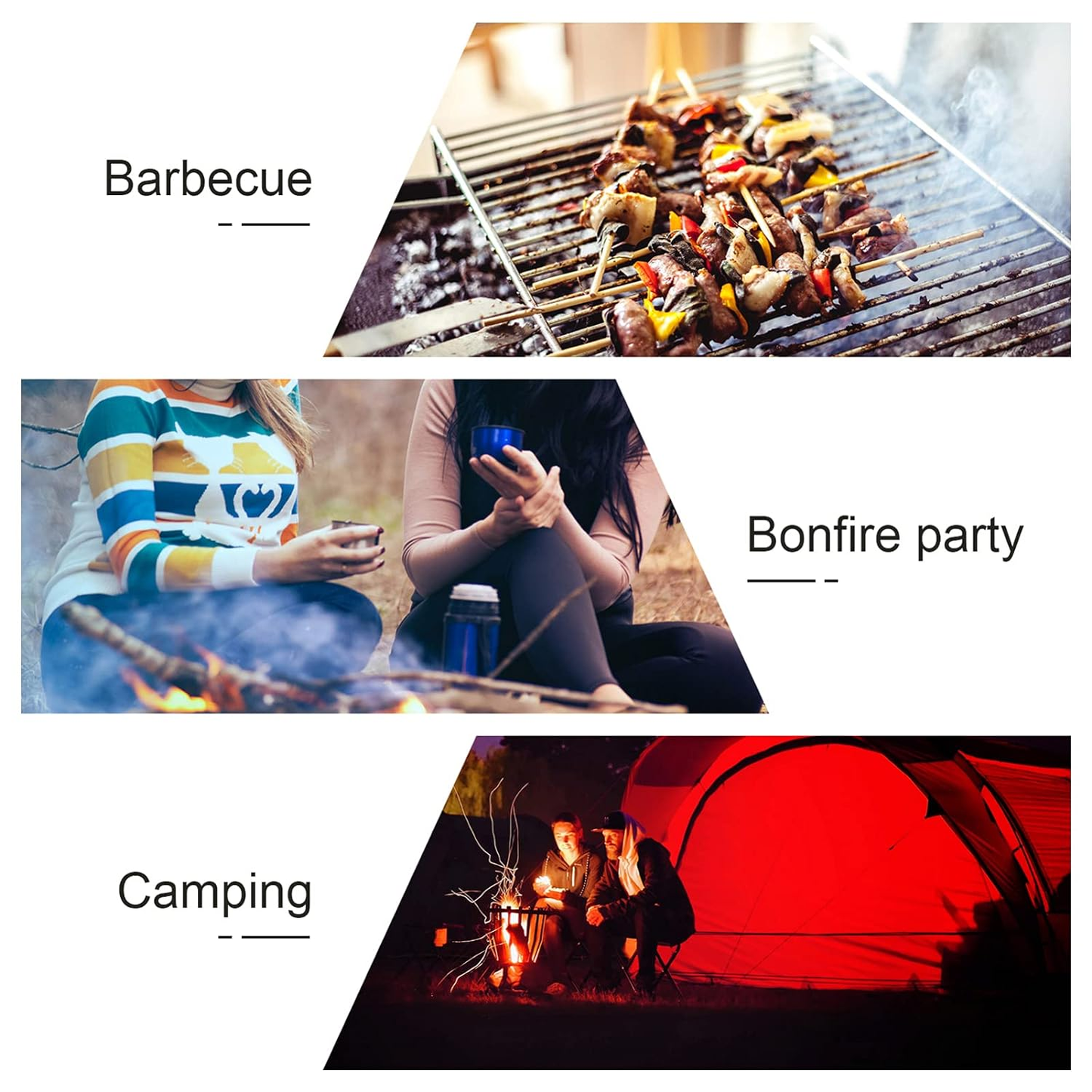 CampsBerg - Midi Minimalist Compact Floor Braai Set