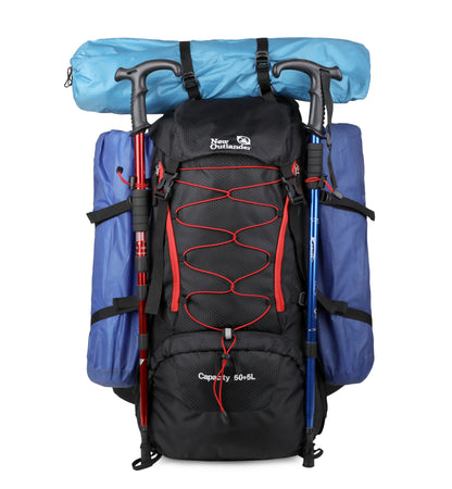 New Outlander - 50L + 5L Cross Hiking Backpack